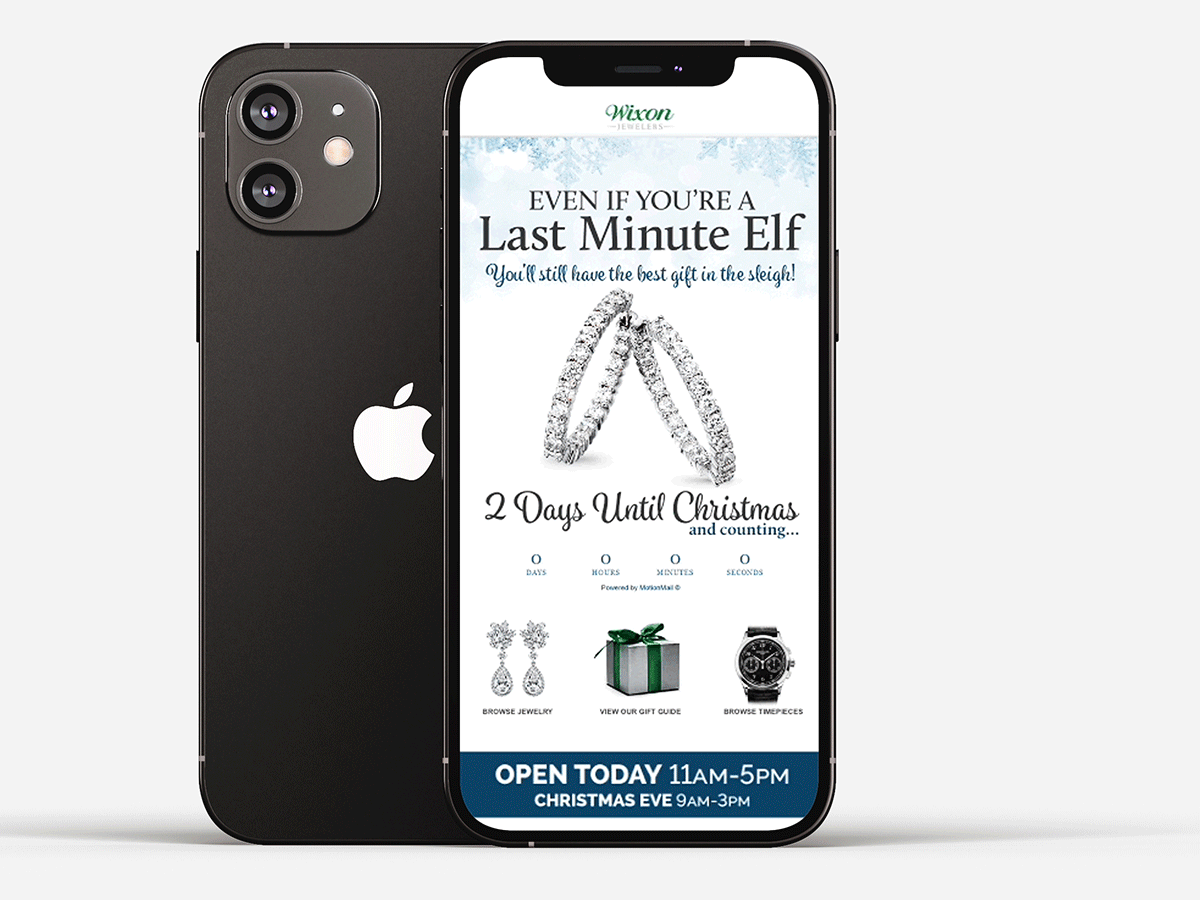 Christmas Campaign — Last Minute Elf Email