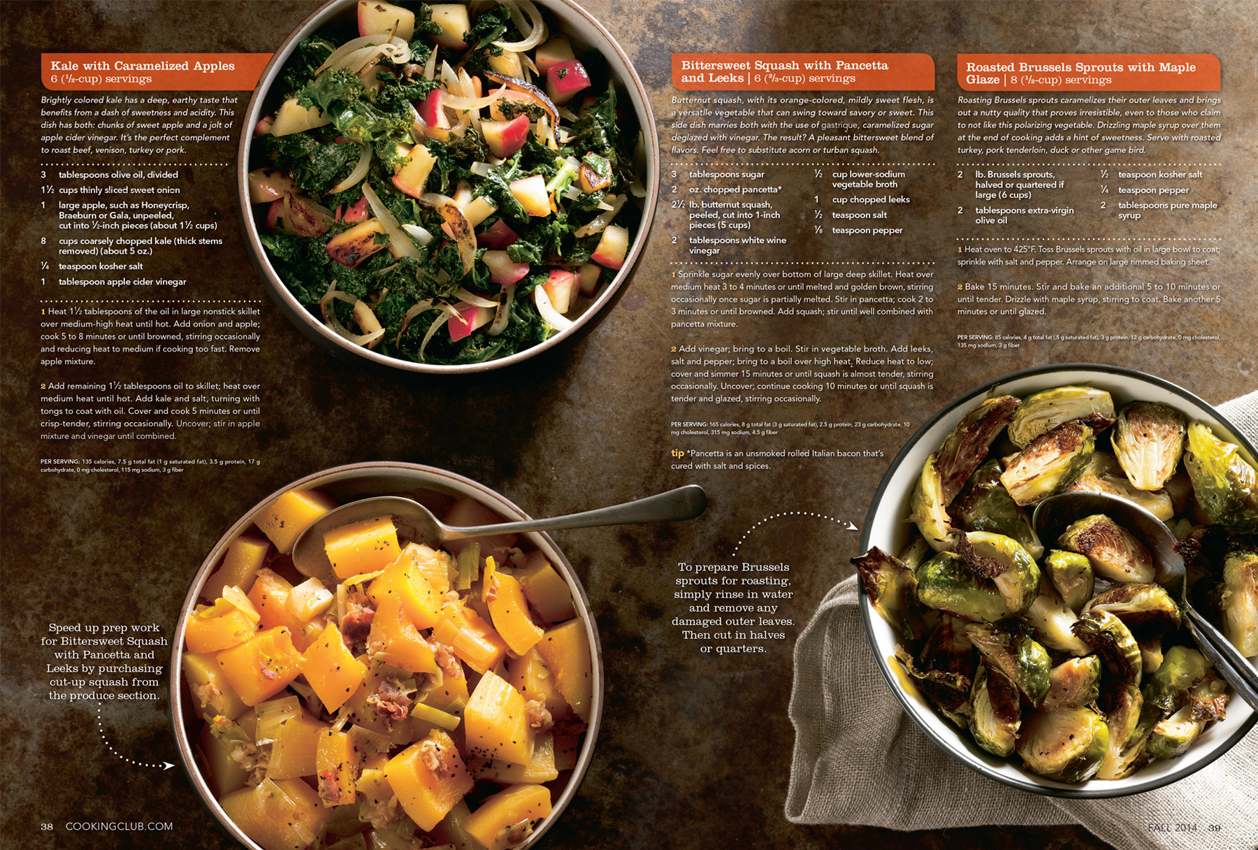 Autumn Sweet & Savory Layout