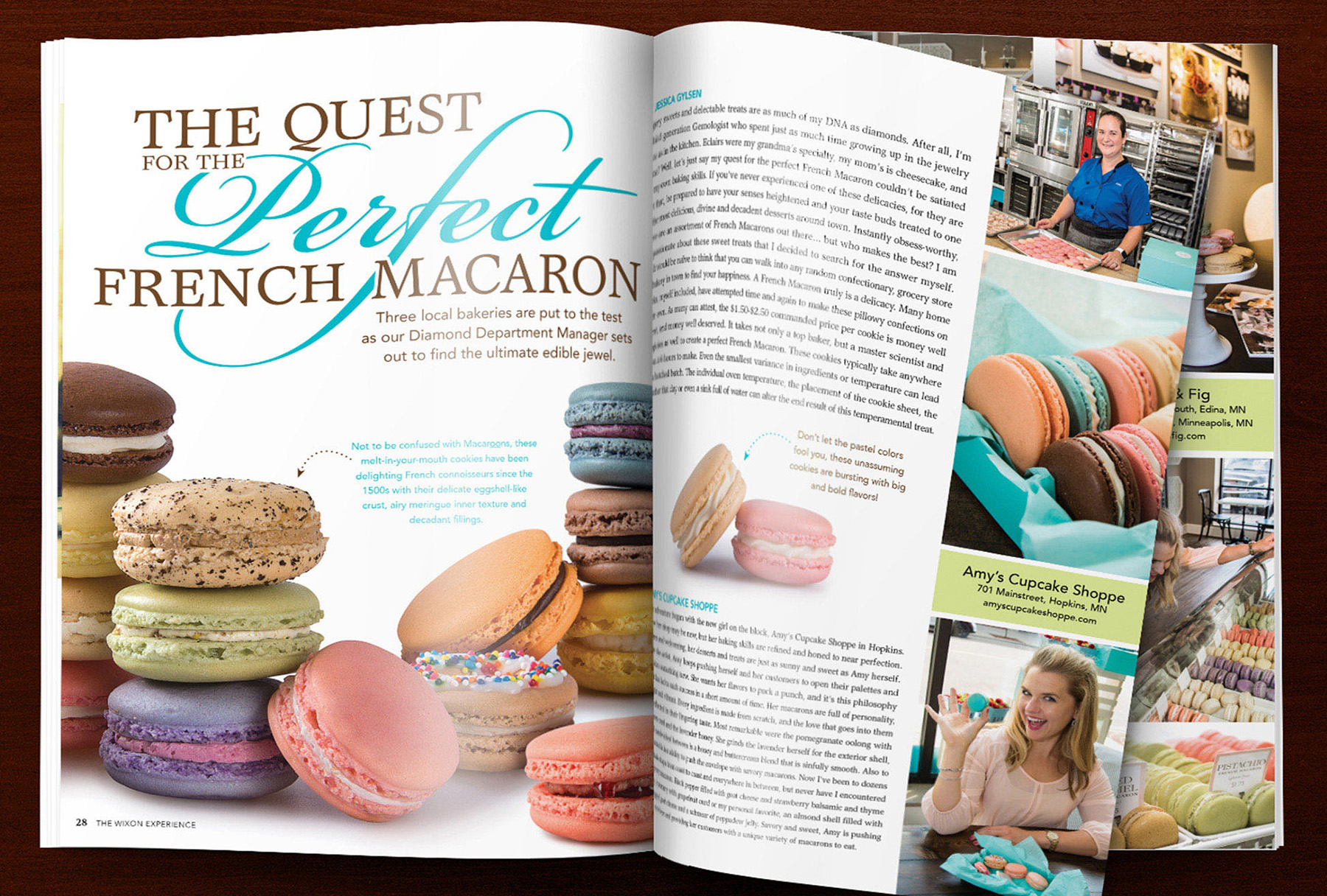 French Macaron Layout