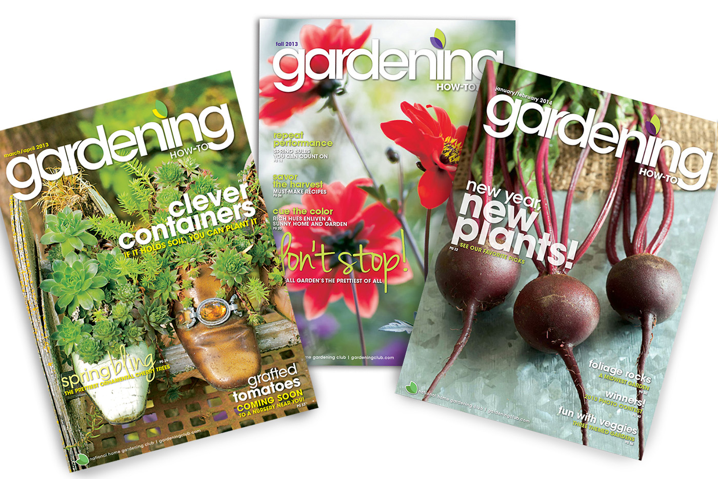 Gardening How-To Magazine Covers