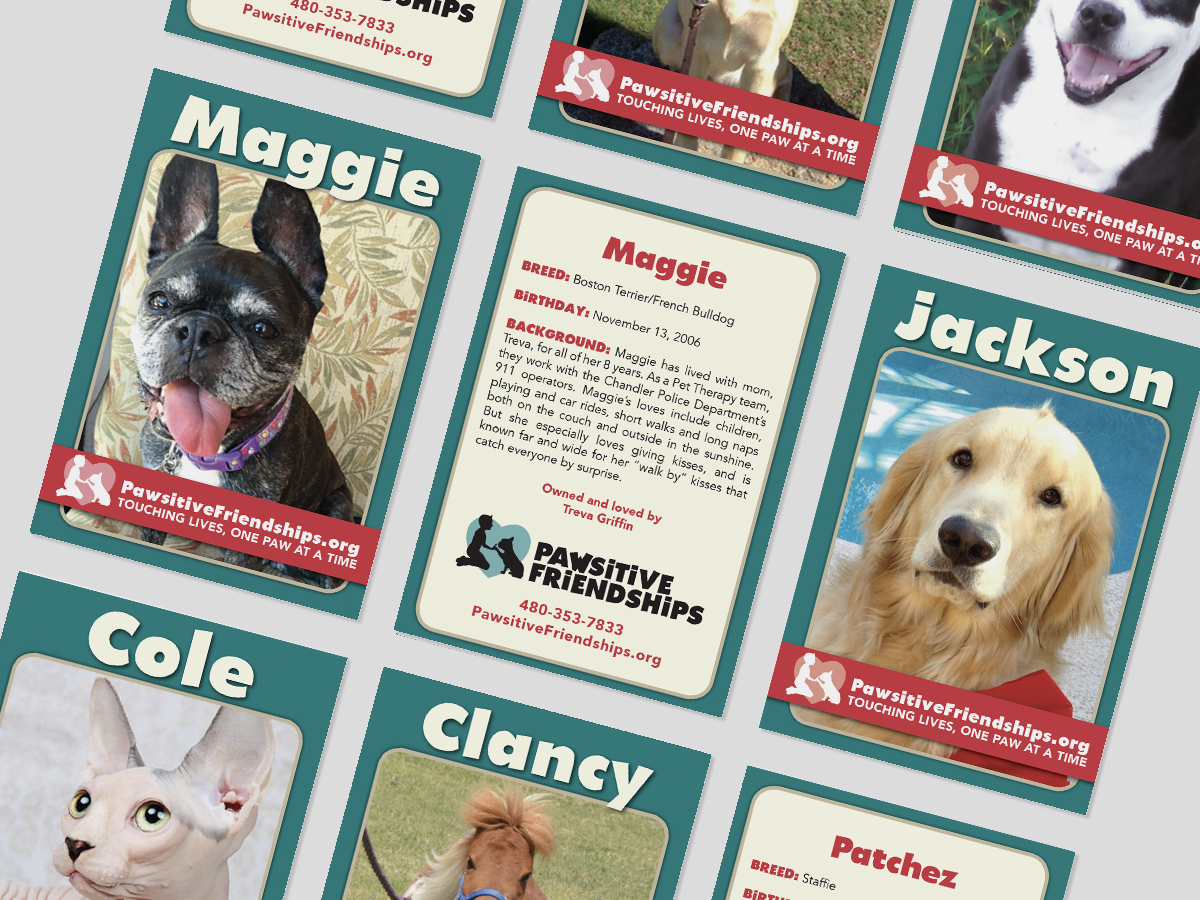 Pawsitive Friendships Trading Cards