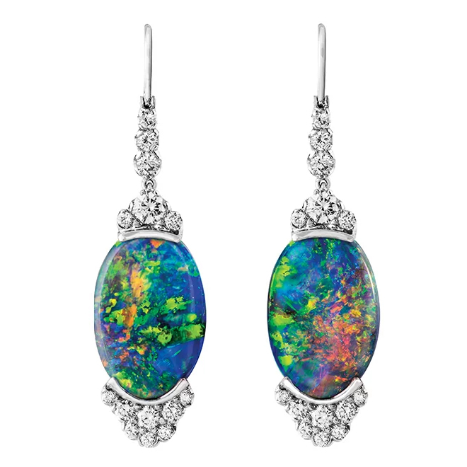Opal Earrings
