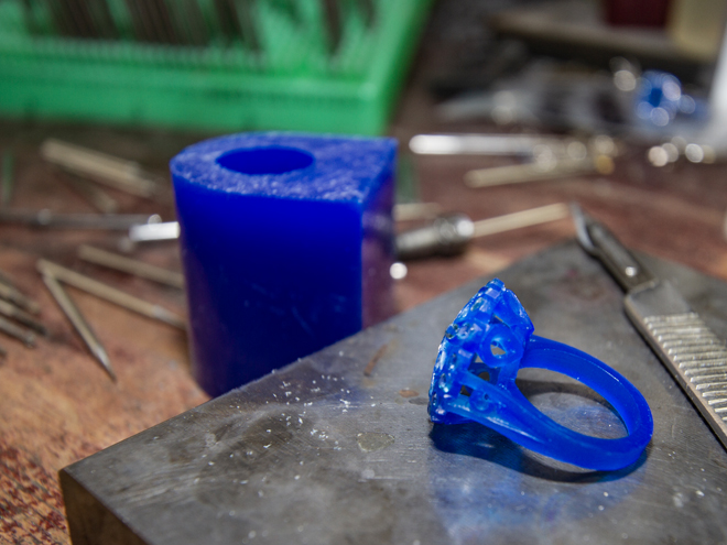 Custom Ring Wax Mold