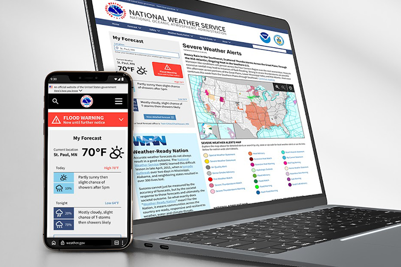 National Weather Service Mockup